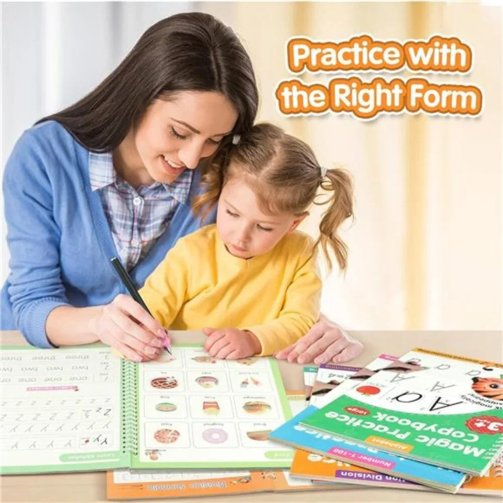Practice Tracing Workbooks Copybooks Grooved Writing Books for‎ Kids Preschool